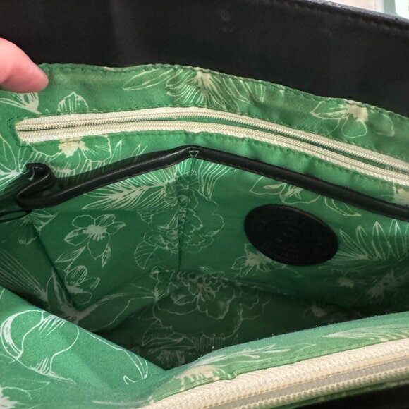 Etienne Aigner Rattan Shoulder Bag Tote EUC - Picture 5 of 11